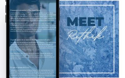 Meeting with Rithik, one of our Employability Training learners who was hired by the Good Shop