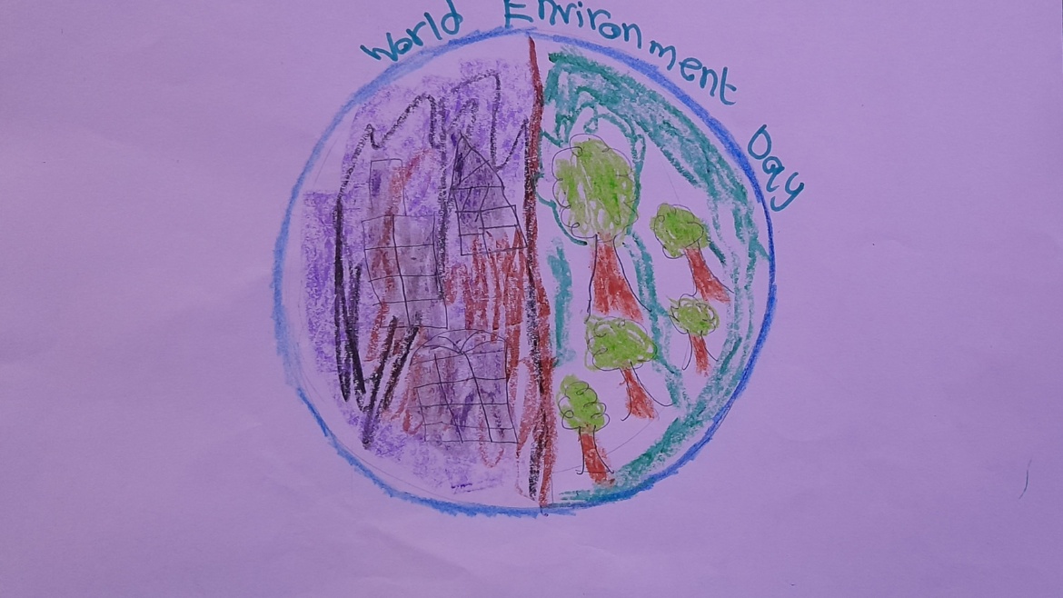 World Environment Day : Drawings made by students of Association Anou Grandi